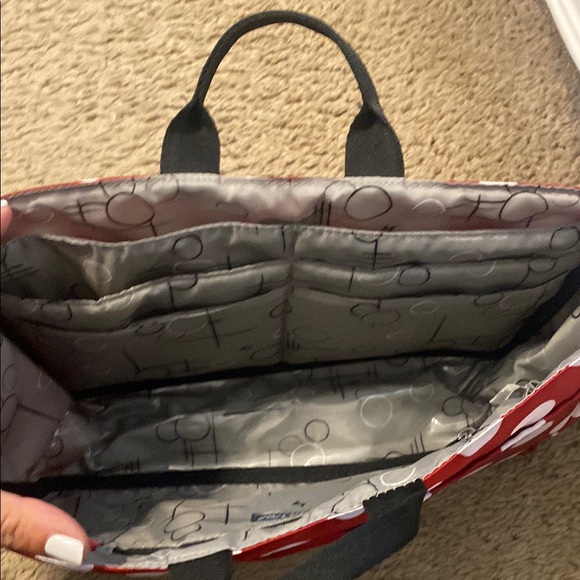 Lug Red and White Polka Dot Travel Bags CHARIOT - Picture 7 of 8